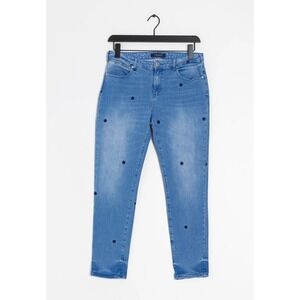 Scotch Soda Blue Denim Jeans Women's‎ 28/32 Star Print Straight Leg Casual